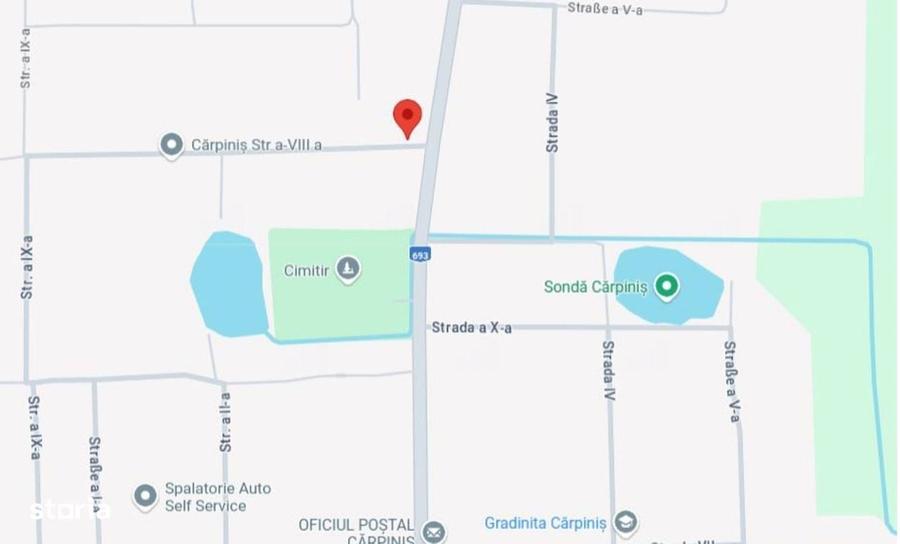 Casă cu 2 camere cu Teren 123 Mp în Cărpiniș