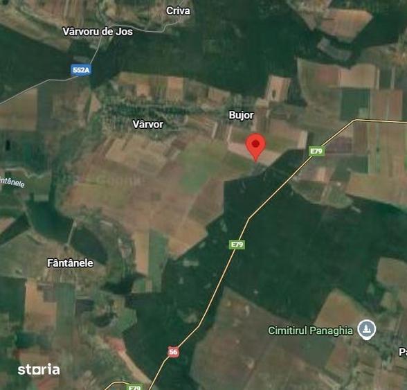 Teren de 2975 mp, în Vârvor
