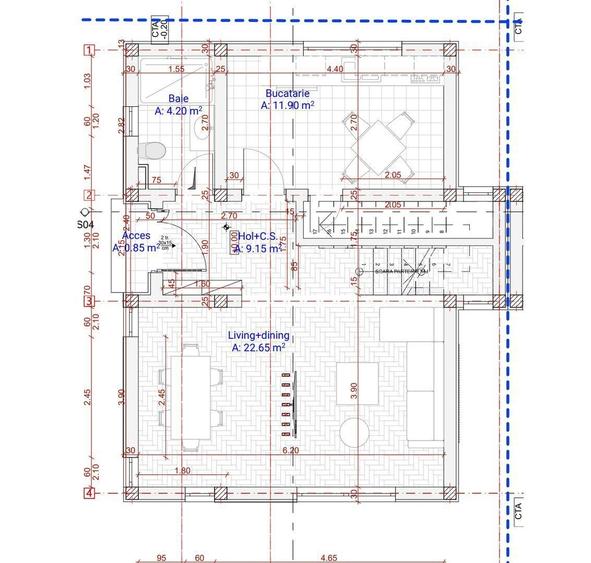Casă cu 4 camere cu Teren 215 Mp în Șelimbăr