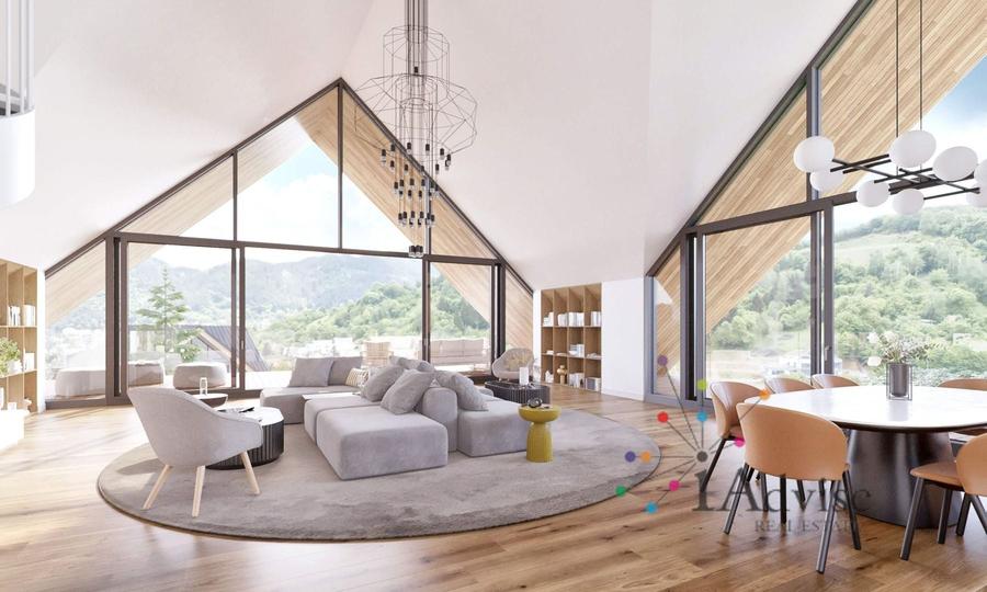 Penthouse cu 5 camere decomandat în Drumul Poienii