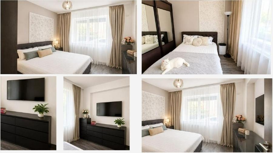 Apartament cu 3 camere decomandat, mobilat în Central