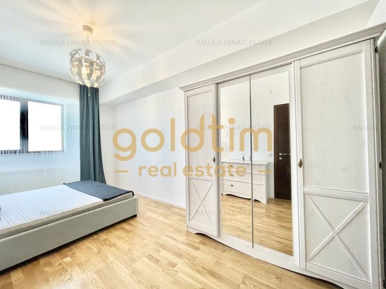 Apartament cu 3 camere semidecomandat, mobilat în Pipera