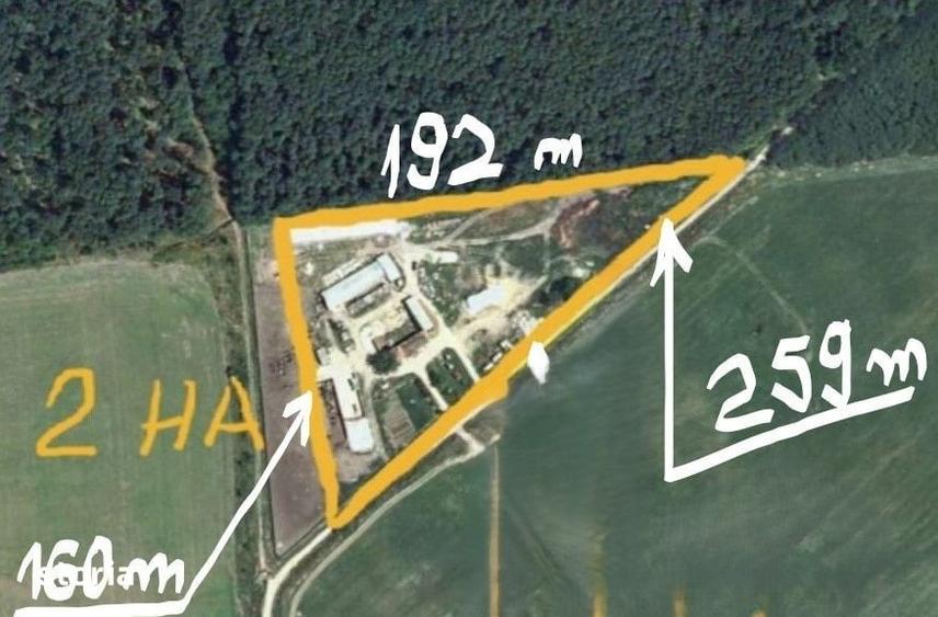 Teren de 20000 mp, în Brănești