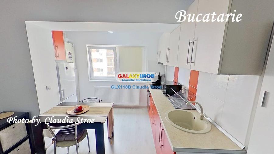 Apartament cu 2 camere semidecomandat, mobilat în Theodor Pallady