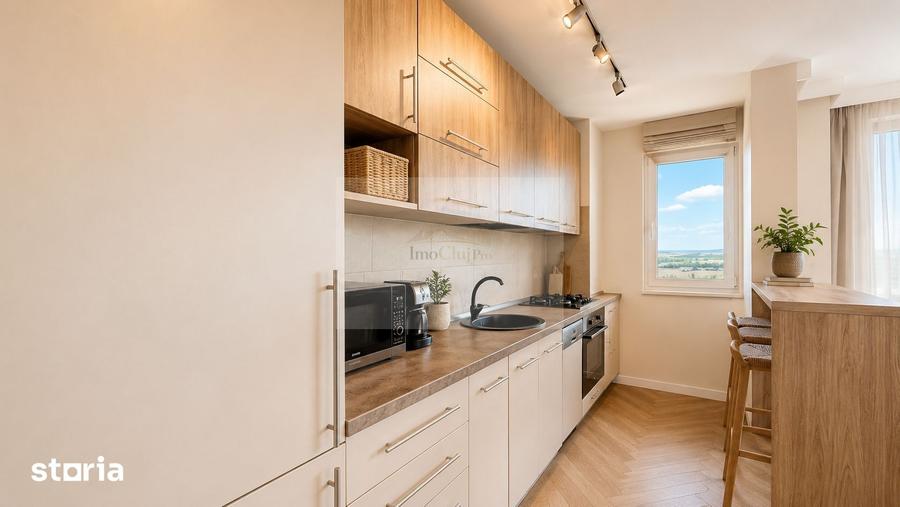 Apartament cu 2 camere semidecomandat, mobilat în Sopor