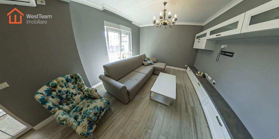 Apartament cu 3 camere semidecomandat, mobilat în Aradului