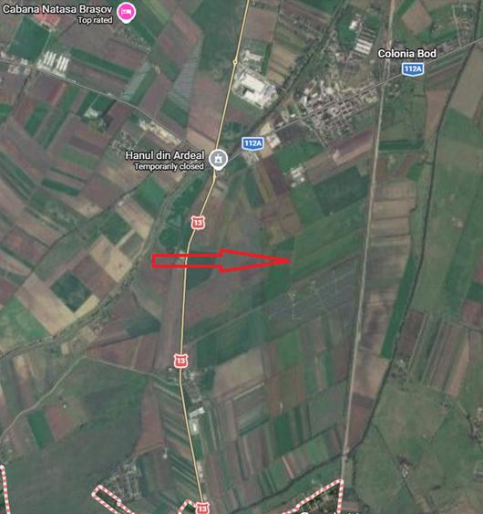 Teren Construcții intravilan de 30500 mp, în Exterior Nord