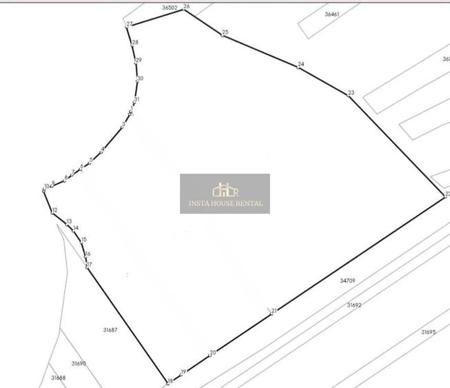 Teren Construcții intravilan de 49283 mp, în Vânătorii Mici