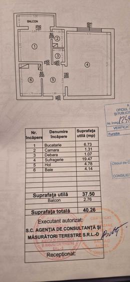 Garsonieră decomandată în Alexandru cel Bun
