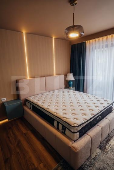 Apartament cu 2 camere semidecomandat, mobilat în Între Lacuri