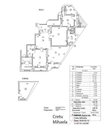 Apartament cu 4 camere în Aviatorilor