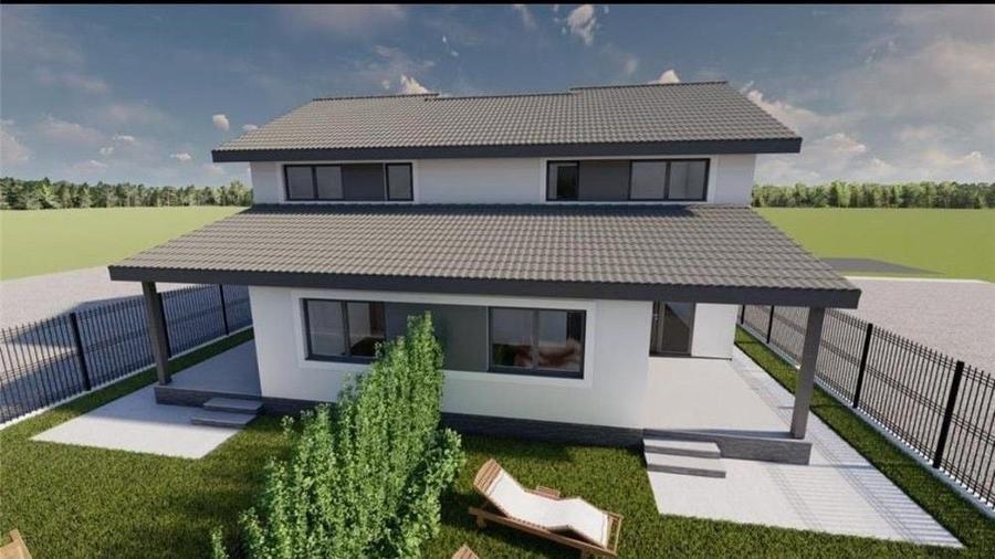 Duplex cu 4 camere cu Canalizare în Săcălaz