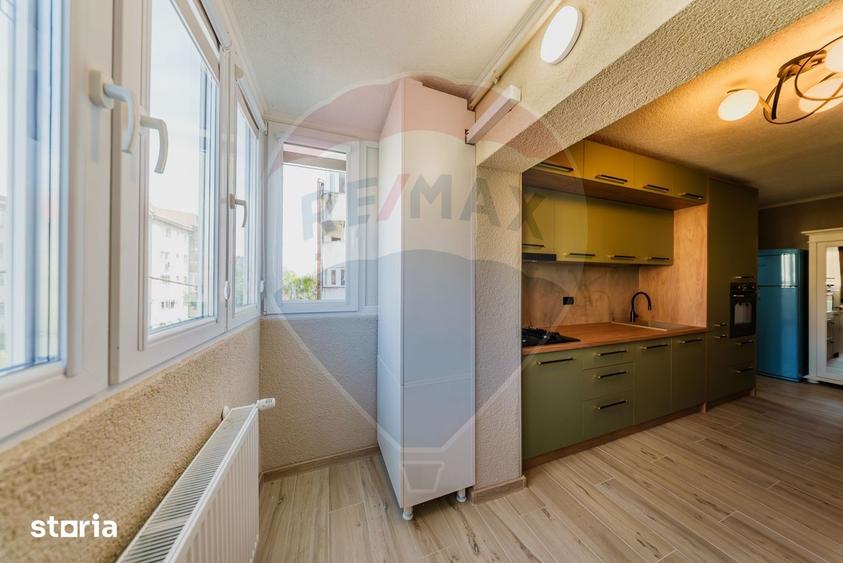 Apartament cu 2 camere decomandat, mobilat în Pârneava