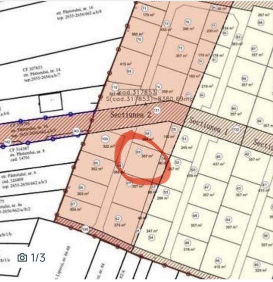 Teren de 357 mp, în Micălaca