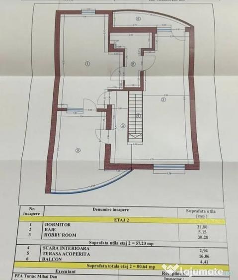 Casă cu 7 camere cu Teren 168 Mp în Nord