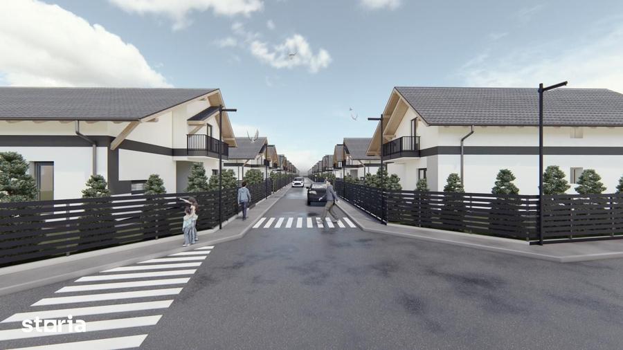 Casă cu 4 camere cu Teren 300 Mp în Tărlungeni