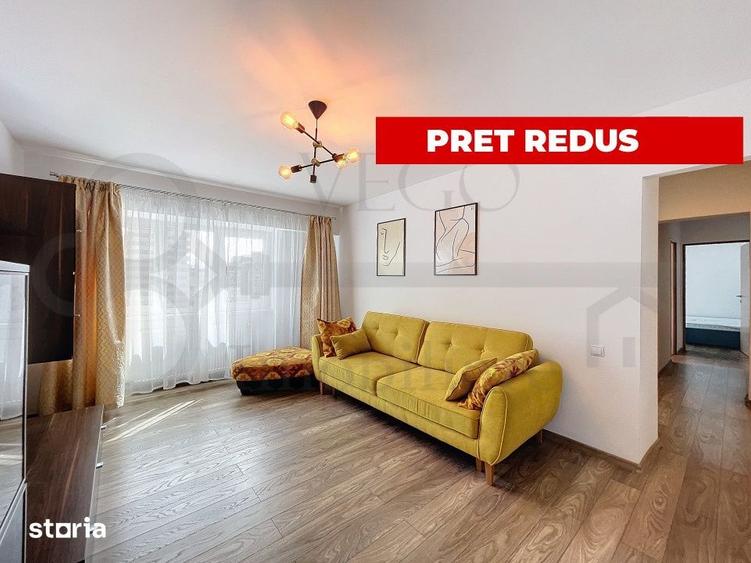 Apartament cu 3 camere, mobilat în Între Lacuri