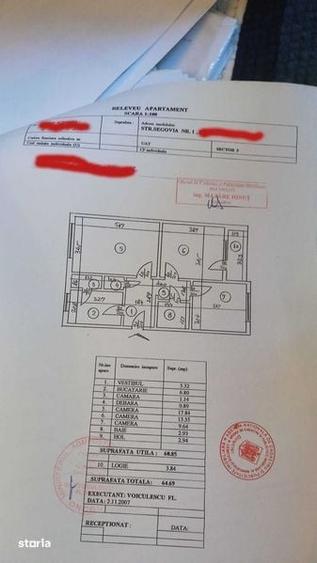 Apartament cu 3 camere în Titan