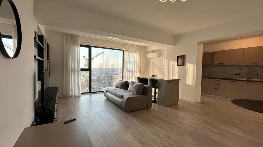 Apartament cu 2 camere semidecomandat, mobilat în Sisești