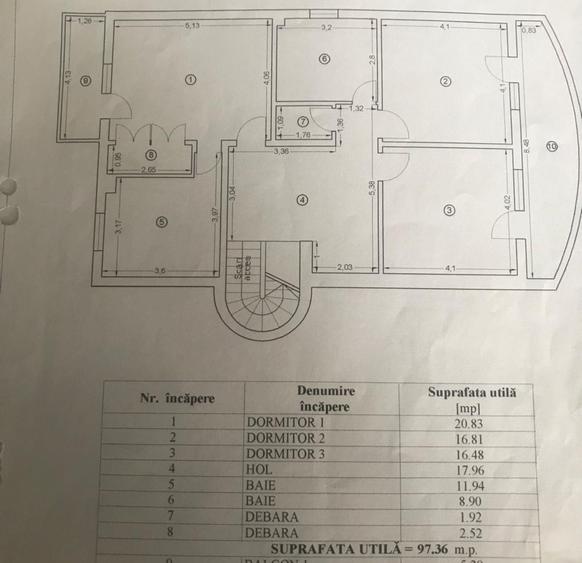 Casă cu 4 camere în Central