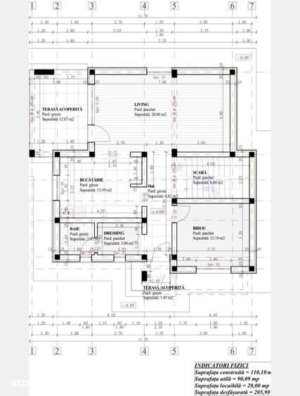 Casă cu 5 camere cu Teren 560 Mp în Cug