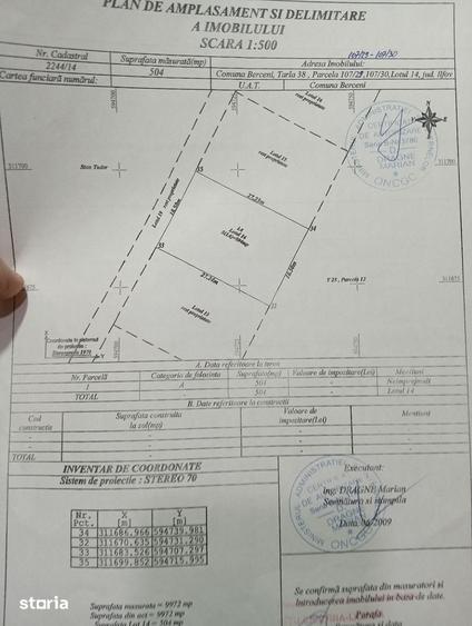 Teren de 500 mp, în Berceni