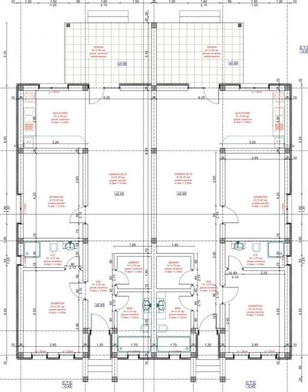 Duplex cu 3 camere cu Canalizare în Moșnița Nouă
