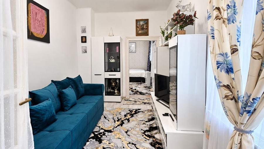 Apartament cu 2 camere nedecomandat, mobilat în Ultracentral
