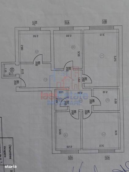 Apartament cu 3 camere decomandat în Galata