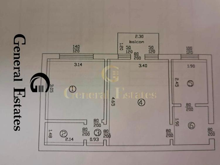 Apartament cu 2 camere semidecomandat în Mircea cel Bătrân