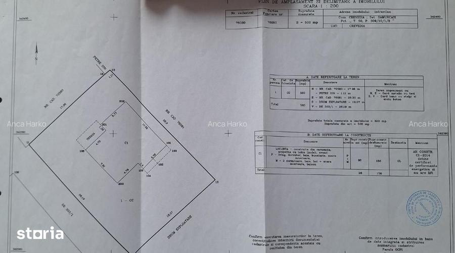 Casă cu 4 camere cu Teren 500 Mp în Crevedia