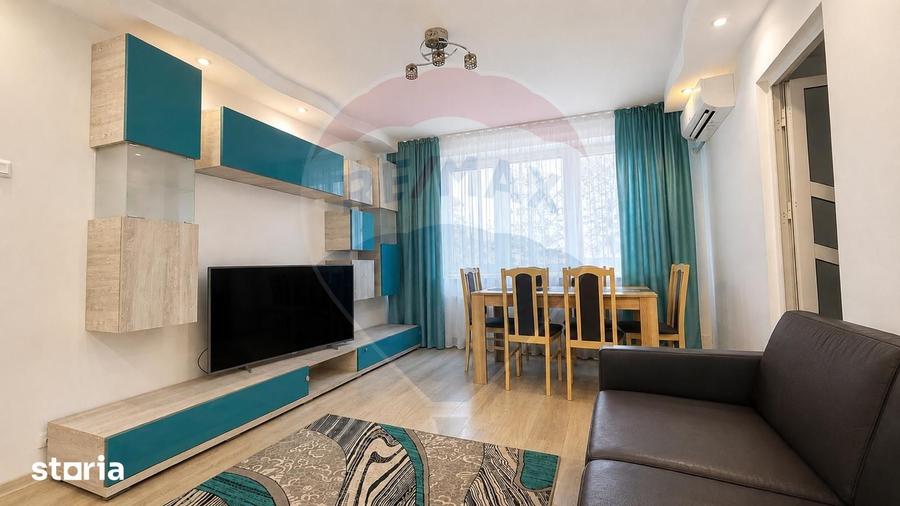 Apartament cu 3 camere, mobilat în Central