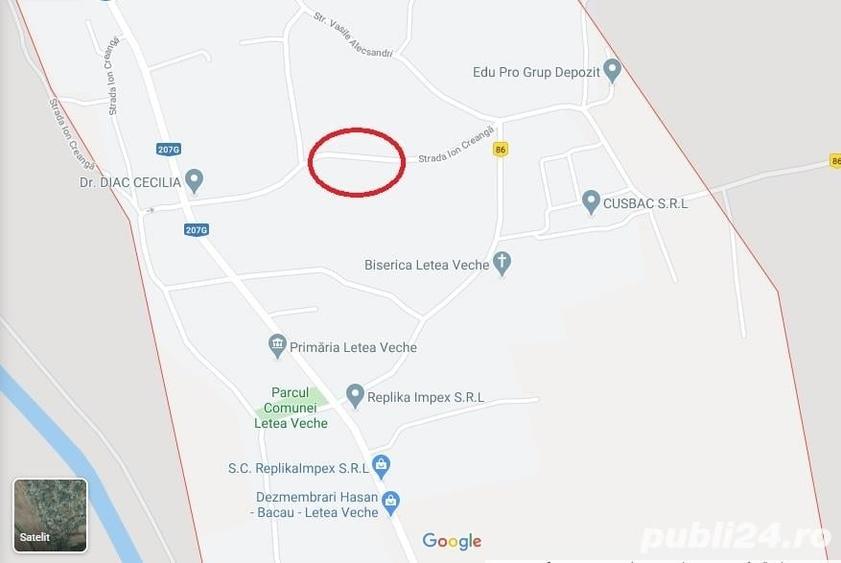 Teren de 1733 mp, în Letea Veche
