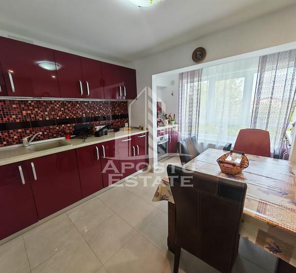 Apartament cu 2 camere decomandat, mobilat în Torontalului