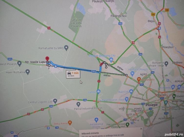 Teren de 870 mp, în Nord-Vest