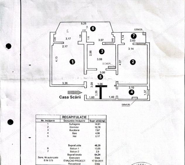 Apartament cu 2 camere decomandat în Micro 14
