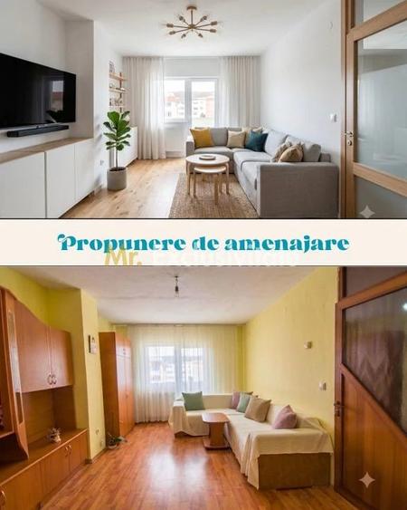 Apartament cu 3 camere decomandat în Central