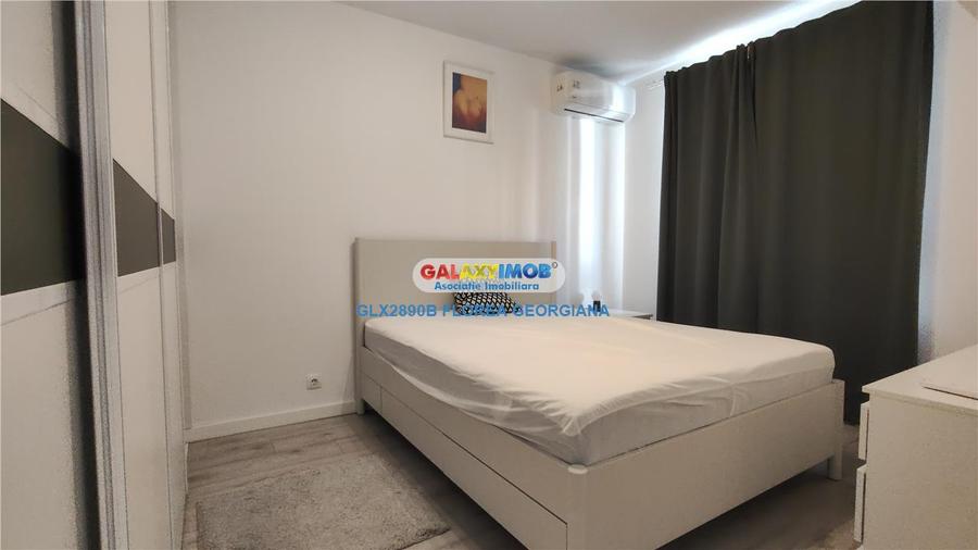 Apartament cu 2 camere semidecomandat, mobilat în Băneasa
