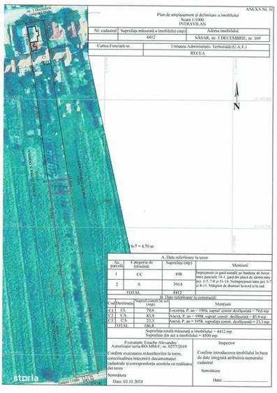 Teren de 2600 mp, în Recea