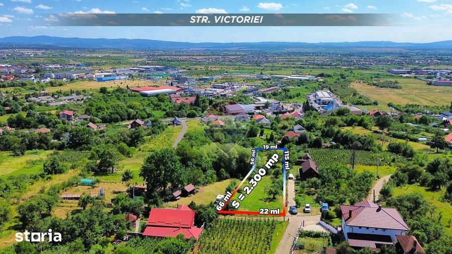 Teren de 2300 mp, în Săsar