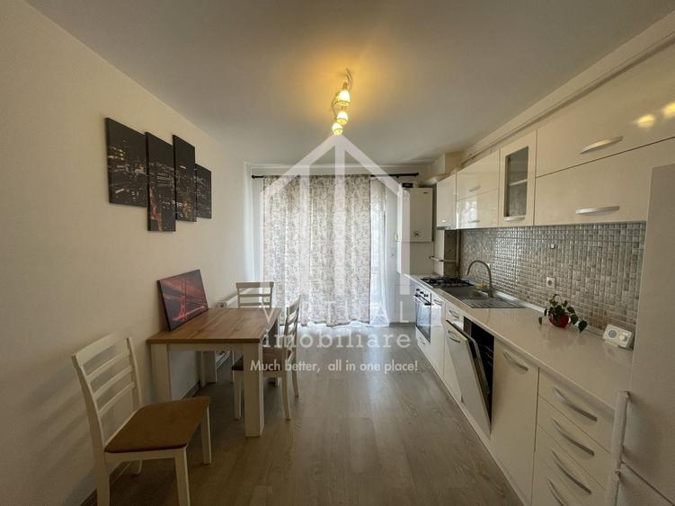 Apartament de inchiriat cu 2 camere, mobilat si utilat, balcon - 10