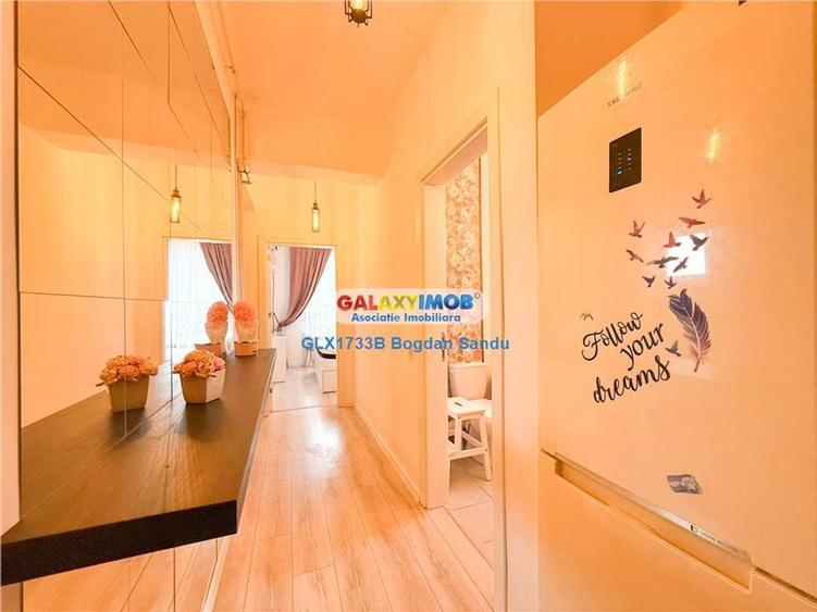 Apartament cu 2 camere semidecomandat, mobilat în Militari