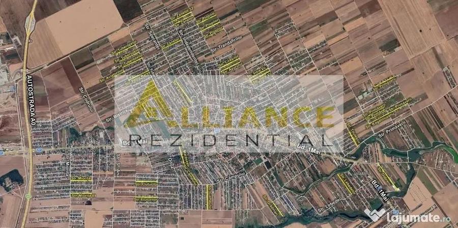 Teren Intravilan 481 mp | Gaz si Curent la Lot | 67 a??... - 2