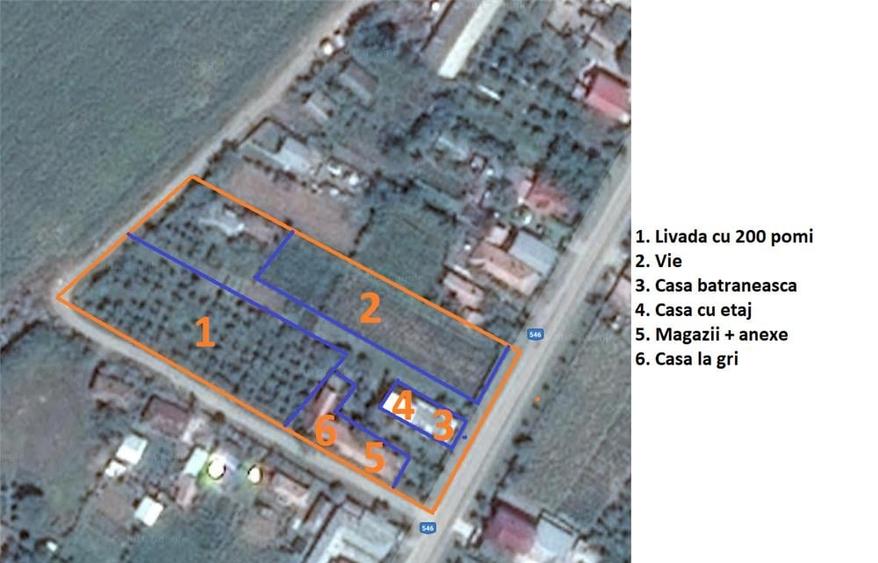 Casă cu 5 camere cu Teren 5500 Mp în Teslui