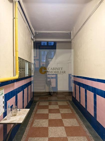 Garsonieră nedecomandată, mobilată în Cișmigiu