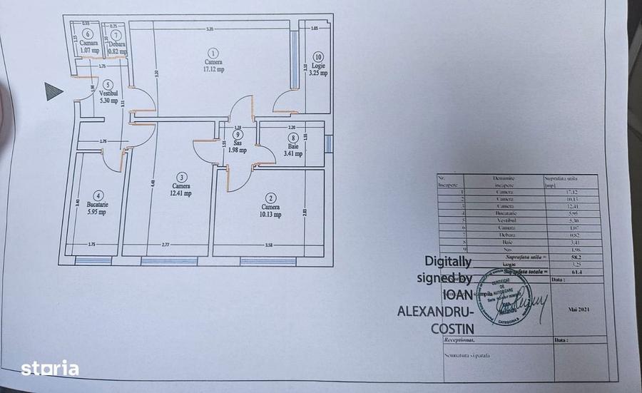 Apartament cu 3 camere în Drumul Taberei — fotografia 1