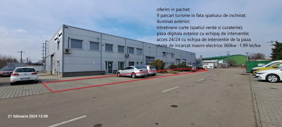 Spațiu industrial, de 395 mp, în Est