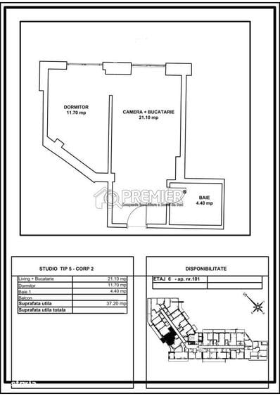 Apartament cu 5 camere în Metalurgiei