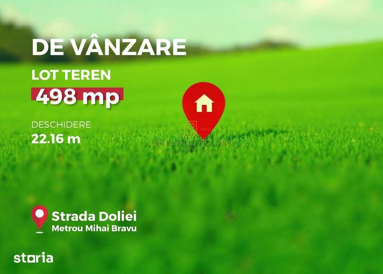 Teren de 498 mp, în Vitan