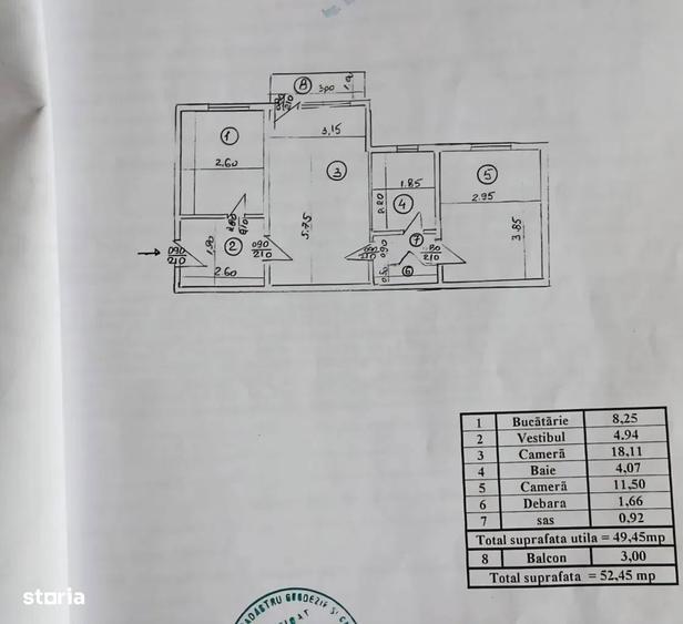 Apartament cu 2 camere în Iancului